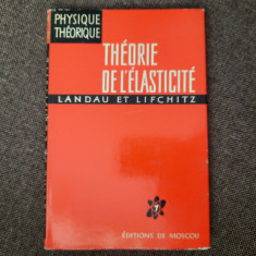 THEORIE DE L`ELASTICITE - L. Landau, E. Lifchitz R13