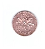 Moneda Canada 1 cent 1978, stare foarte buna, curata