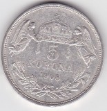 Austria Ungaria 5 COROANE KORONA 1908