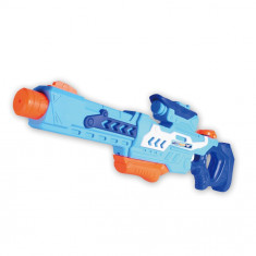 Pistol cu apa pentru copii 6 ani+, rezervor 1200 ml pentru piscina/plaja, quick fill, albastru