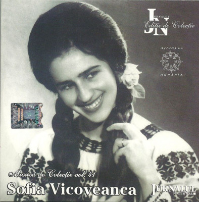 CD Sofia Vicoveanca &amp;lrm;&amp;ndash; Sofia Vicoveanca, original, holograma foto