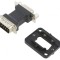 Conector D-SUB 9P Negru M-F