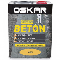 Oskar Vopsea Acrilica Direct Pe Beton Galben 2.5L 5011863 foto