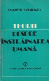 Teorii despre instrainarea umana - Dumitru Lepadatu, Sociologie, Editura Stiintifica, 1980, Romana, Buna