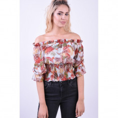 Bluza Only Onqcorrie 3/4 Offshoulder Ilusion Blue foto