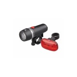 Set lanterna si licurici pentru bicicleta, 5 LED, fata/spate, ATT-50002.4, Oem