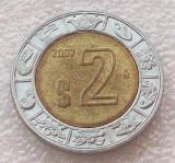 Mexic 2 pesos 2007 bimetal **