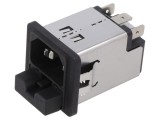 Conector: alimentare AC soclu tată 6A 250VAC IEC 60320 5220