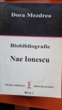 Bibliografie Nae Ionescu - Dora Mezdrea
