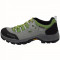 Pantofi tip adidasi de barbati, din piele si sintetic, Alpina, 632A-1-49-23, gri cu verde