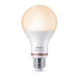 Bec LED inteligent Philips, Wi-Fi, Bluetooth, A67, E27, 13W (100W), 1521 lm, temperatura lumina reglabila (2700-6500K)