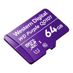 Card MicroSD 64GB, seria Purple Ultra Endurance - Western Digital WDD064G1P0C foto