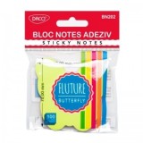 Bloc notes adeziv 7x7 mm, fluture DACO (Post-it)