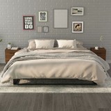 vidaXL Noptiere, 2 buc., stejar maro, 40x35x47,5 cm 817296