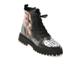 Ghete GRYXX negre, 5962331, din piele naturala