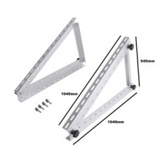 Set suporti tip triunghi pentru prindere panouri solare fotovoltaice 450W cu unghi reglabil Breckner Germany