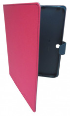 Husa tip carte Mercury Goospery Fancy Diary roz + bleumarin pentru Samsung Galaxy Tab 3 P5200 / P5210 / P5220 10.1&amp;quot; foto