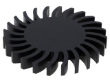 Radiator LED 85mm negru