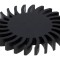 Radiator LED negru 85mm