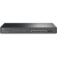 Switch TP-Link JetStream TL-SG3210XHP-M2, 8 porturi 2.5Gigabit PoE+, 2 sloturi 10Gigabit SFP+