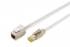 Patchcord Digitus S/FTP Cat 6A 1m Grey foto