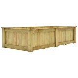 Cumpara ieftin Jardinieră &icirc;naltă, 196 x 100 x 50 cm, lemn de pin tratat