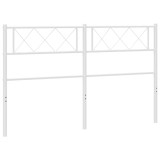 Cumpara ieftin Tablie de pat de schimb metalica, alb, 150 cm