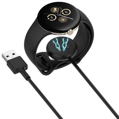 Incarcator Google Pixel Watch 3 wireless, USB, Techsuit, THC5 foto