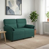 vidaXL Canapea 100% poliester, cadru din metal, MDF, placaj 42033888