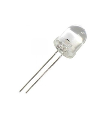 LED 10mm alb rece 10-15V 3000-4200mcd 30 Parte frontala convex OPTOSUPPLY OSW5DKA131A-12V foto