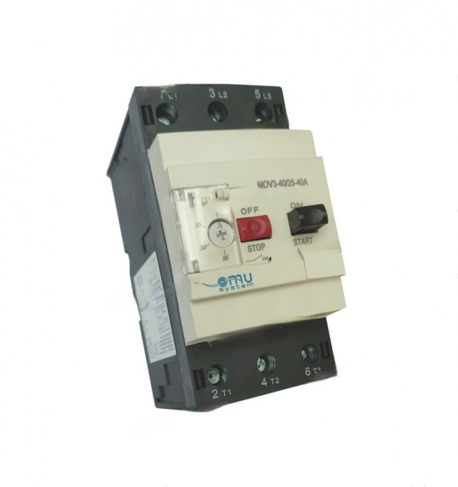 Intrerupator protectie motor magneto-termic 40-63A montaj pe sina IP20