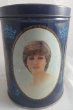 De colectie ! Cutie vintage pentru biscuiti/cafea Printul Charles &amp; Lady Diana