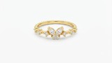 Cumpara ieftin Inel din Argint 925 Placat cu Aur , Model Fluture cu Cristale Zirconiu Marquise, 1.25g