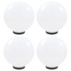 VidaXL Lămpi glob cu LED, 4 buc., 30 cm, PMMA, sferic