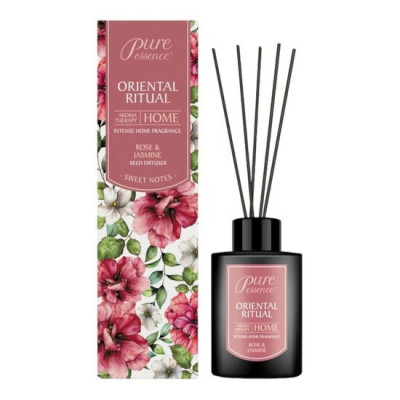 Difuzor cu betisoare parfumate Pure Essence, Revers, Oriental Ritual, trandafir, iasomie 100ml foto