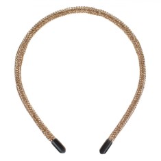 Coroniță Păr Femei, Strass, Culoare Aurie