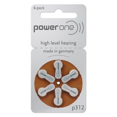 BATERII AUDITIVE POWER ONE P312 BLISTER 6 VARTA BAT0272