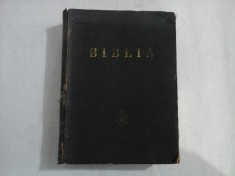 BIBLIA adica DUMNEZEIASCA SCRIPTURA A VECHIULUI SI A NOULUI TESTAMENT (tradusa de VASILE RADU si GALA GALACTION) - 1939