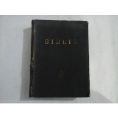 BIBLIA adica DUMNEZEIASCA SCRIPTURA A VECHIULUI SI A NOULUI TESTAMENT (tradusa de VASILE RADU si GALA GALACTION) - 1939