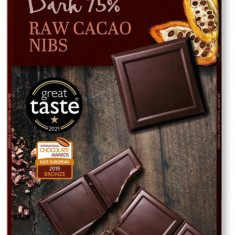 Ciocolata cu cacao nibs bio, 70g, Benjamissimo