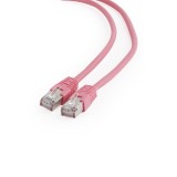 PATCH CORD FTP GEMBIRD Cat6, cupru-aluminiu, 3 m, roz, AWG26, ecranat &quot;PP6-3M/RO&quot; (timbru verde 0.08 lei)