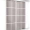 Usa culisanta Boss &reg; Duo model Residence alb, 90+90x215 cm, sticla bronz securizata, glisanta in ambele directii