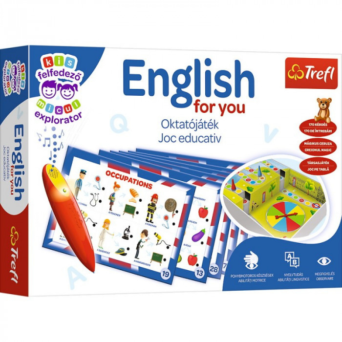 Joc educativ Engleza pentr tine cu Creion Magic, 3 ani+