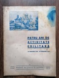 Patru ani de activitate edilitara 1929-1933 Bucuresti