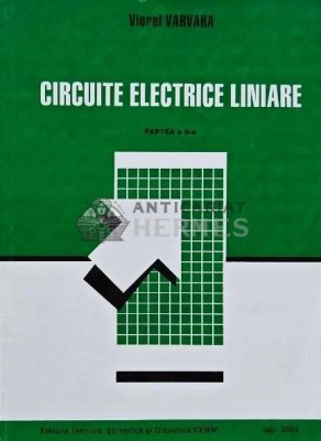 Circuite electrice liniare - 2002 - Viorel Varvara (@B82) foto