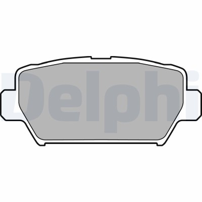 DELPHI LP3433 set placute frana,frana disc foto