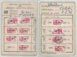 Romania, Carton cotizatie A.F.R., Bucuresti, 1980