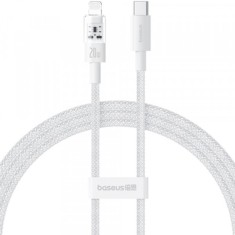 Cablu Date si Incarcare USB-C - Lightning Baseus Gem, 20W, 1m, Alb P10373001211-00