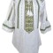 Bluza dama tip ie 024, alb crystal/verde , marimea 2XL