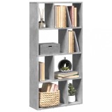 VidaXL Bibliotecă, gri beton, 60x20x120 cm, lemn prelucrat 858150